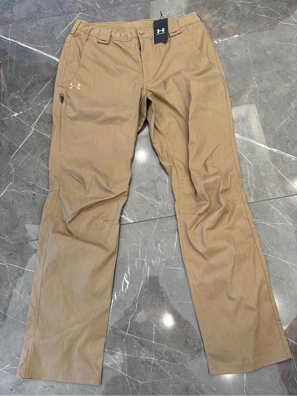 NWT Under Armour Enduro Elite Flat Front Men's Cargo Pants 36 X 34 Tan Tactical